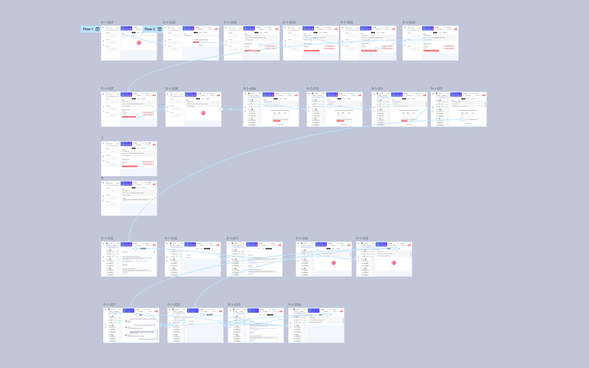 Clickable Prototype screen